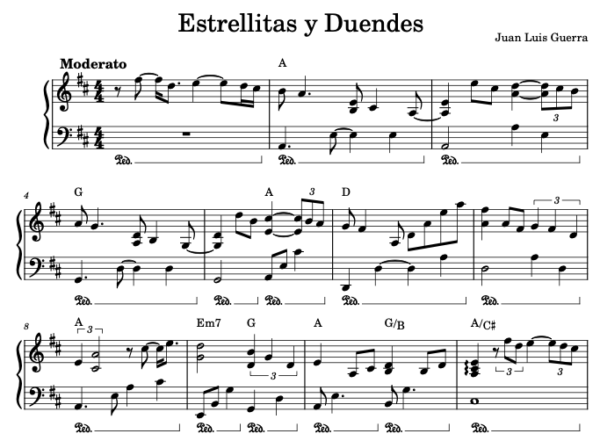 Estrellitas y Duendes - Partitura Piano